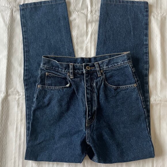 Vintage REGO Men's Denim Blue Straight Jeans W29-30 - Picture 1 of 9